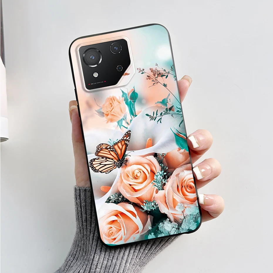 Fashion Marble Shockproof Black Silicone Soft TPU Phone Case