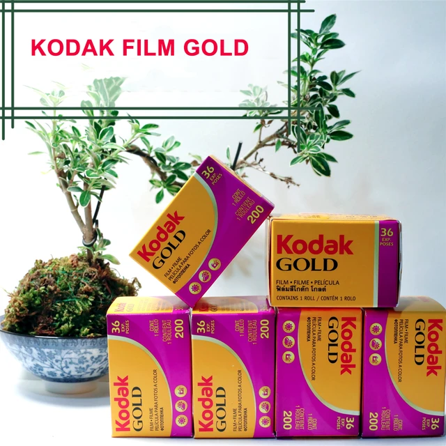 Kodak Gold 200 35mm Film 36 Sheets High Saturation Color Negative  Waterproof Dedicated To All 135