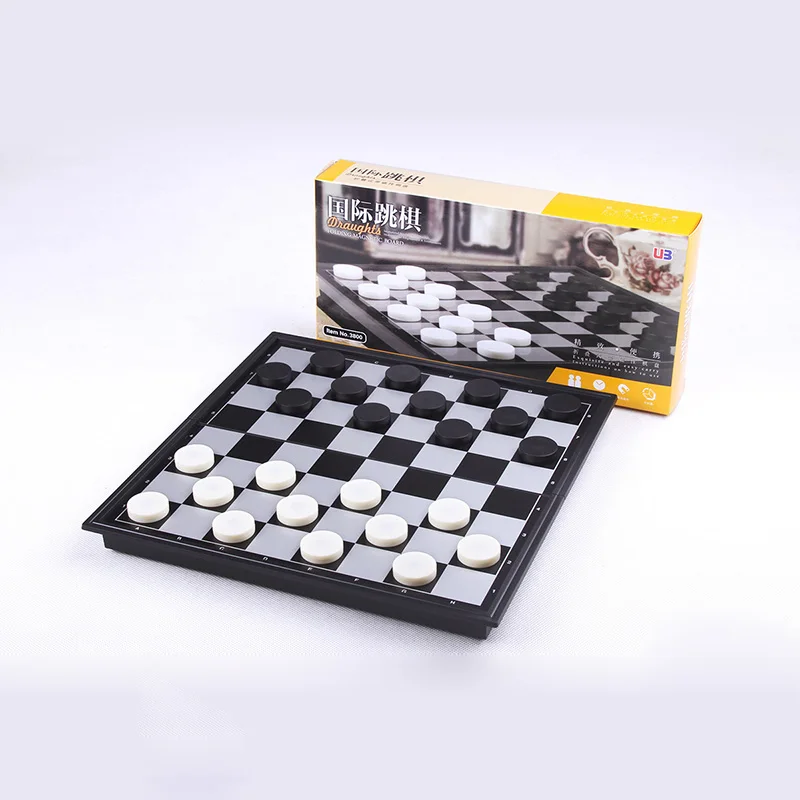 64 Grid International Magnetic Folded Black and White Checkers Students Must Have Desktop Games Educational Toys 6