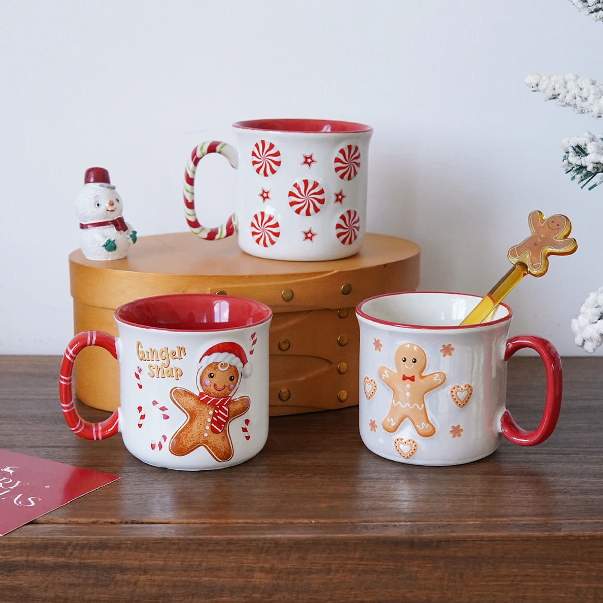 Gingerbread Man Ceramic Mug 1