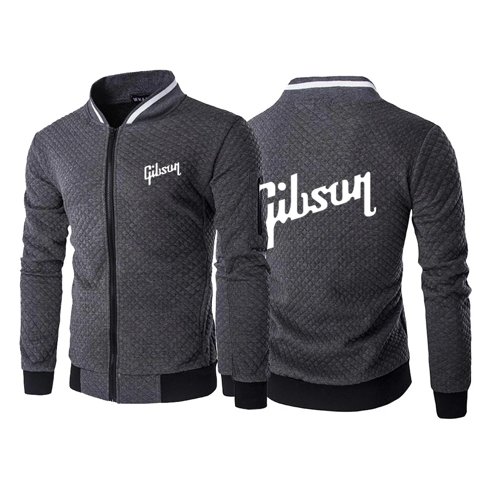 Gibson 2023 Spring Autumn New Style Men Fashionable Sports Zipper Casual popular Long Sleeve Slim Jacket coat top clothing