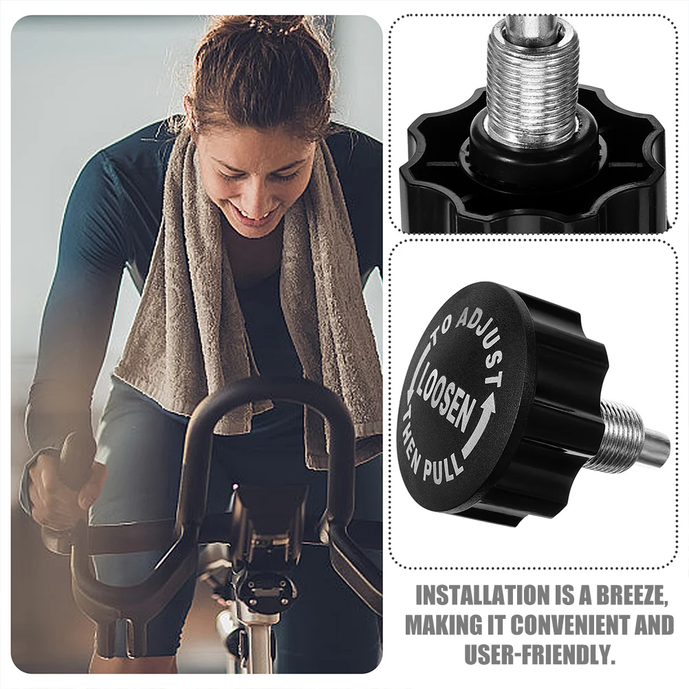 

Plastic Pull Exercise Bikes Height Adjustment Screw Accessories Equipment Knob for Fitness