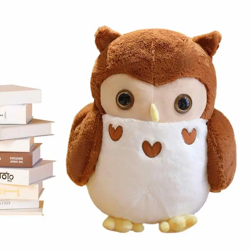 Owl Stuffed Animal Adorable Owl Plush Toys 12inch Owl Stuffed Animal Huggable Owl Christmas GirlsGift Room Decorations plush notebook girls diary stationery puppy cover dairy adorable writing cartoon christmas gifts