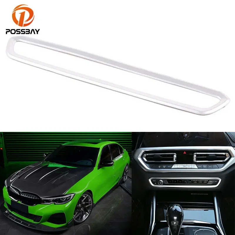 

Car ABS Panel Center Control Volume Button Frame Cover for BMW 3 Series G20 G28 325li 330d 335 2019 2020 Interior Accessories