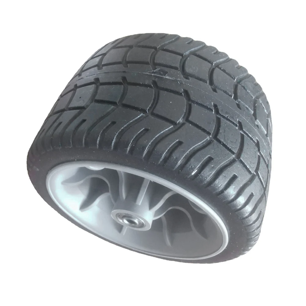 Rubber and Plastic Wagon Wheel for Camping Carts Tire Diameter 6 7 Inches High Load Capacity