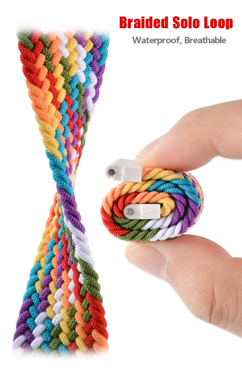 Braided Solo Loop Strap Bracelet
