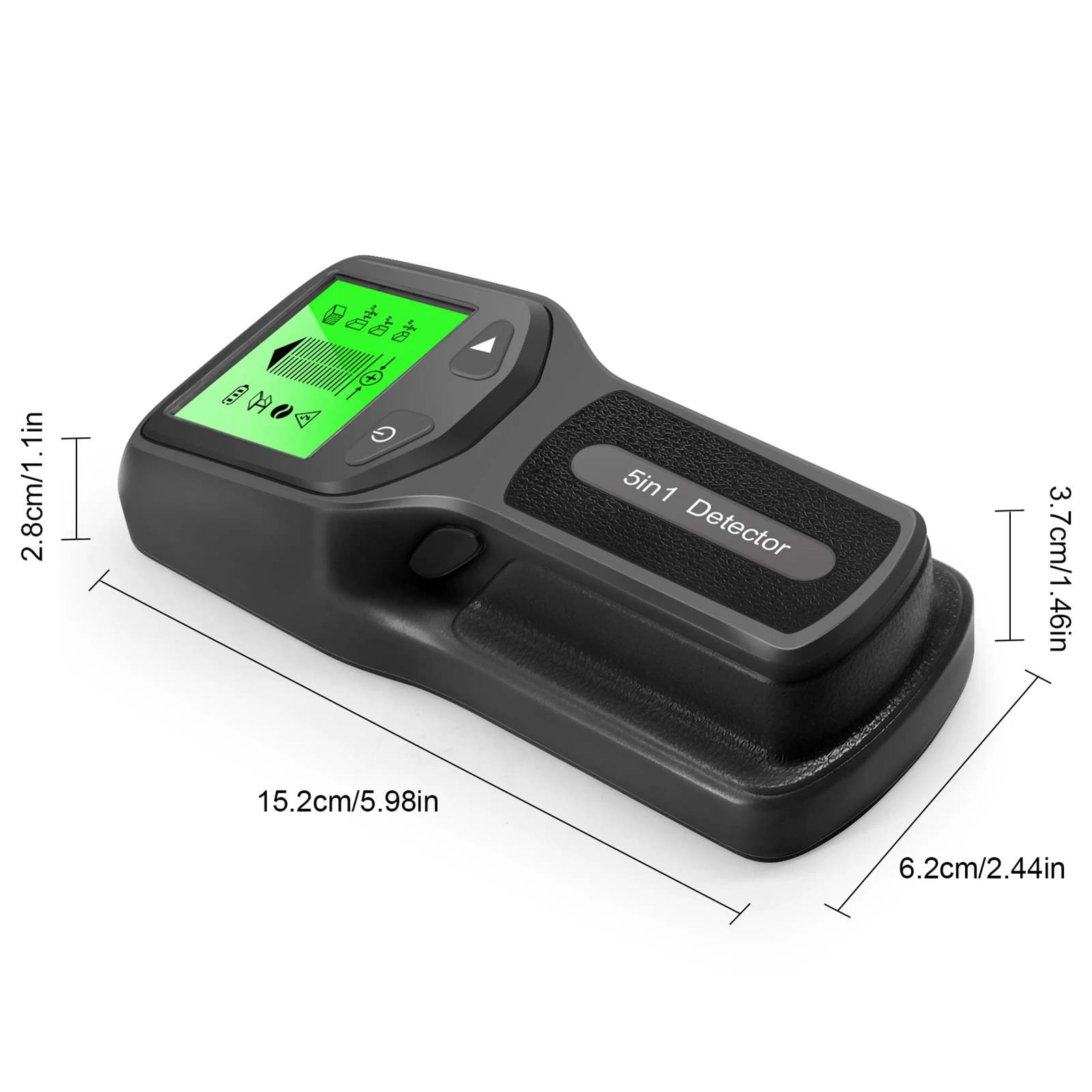 5 in 1 Electronic Stud Detector Stud Finder Wall Scanner with HD LCD Display, Wood AC Wire Metal Studs Detection