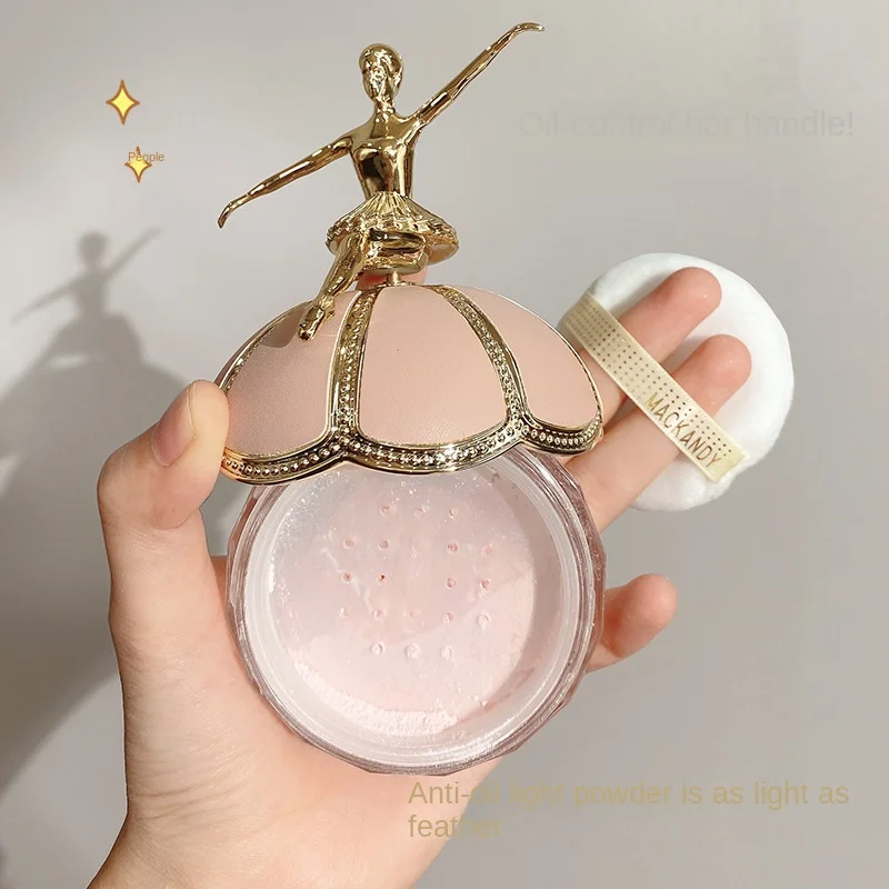 Large Capacity Ballet Finishing Powder Waterproof Sweatproof Makeup Long Lasting Oil Control Face Powder face powder