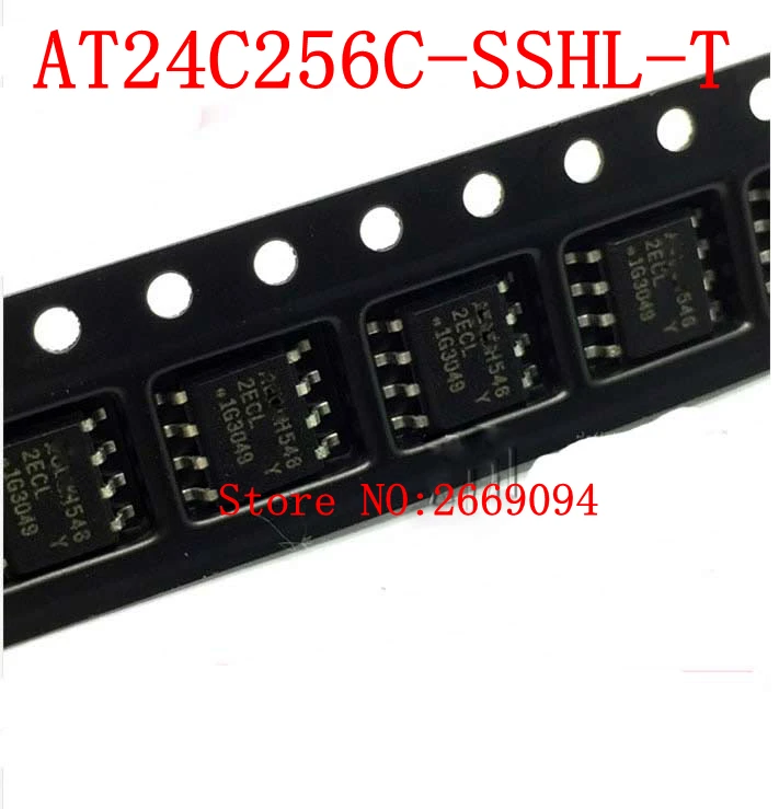 

100PCS/LOT AT24C256C-SSHL-T 24C256 IC EEPROM 256KBIT 1MHZ 8SOIC AT24C256C 2ECL