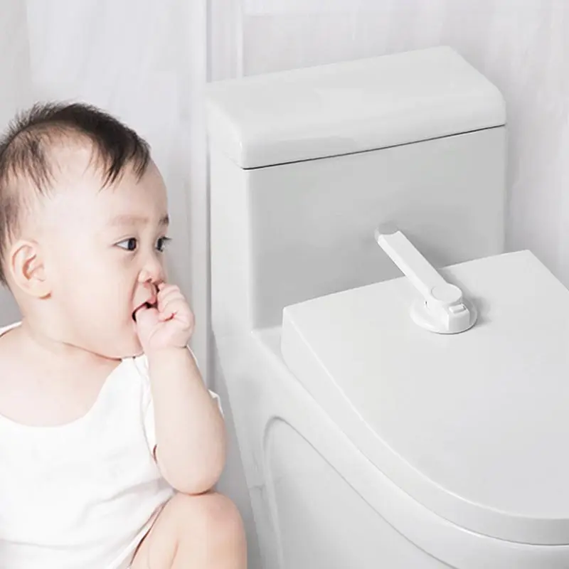 Baby Toilet Lock With 3m Adhesive Fit For Most Standard Toilet Safe For Kids And Pets