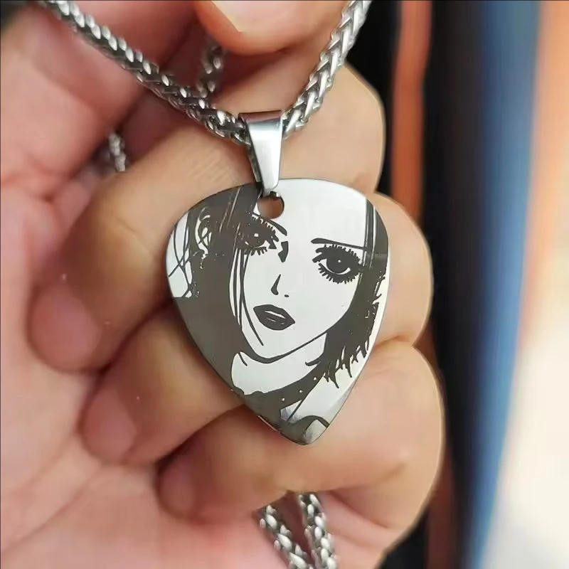 Anime NANA ナナ Cospaly Oosaki Nana Guitar Pick Necklace Unisex
