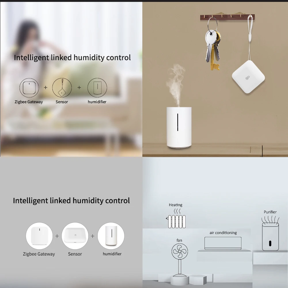 Zigbee 3.0 무선 온도 습도 센서, eWelink Free 앱, 스마트 홈 TH 센서, ZB Bridge Pro,ZB 동글-E와 작동