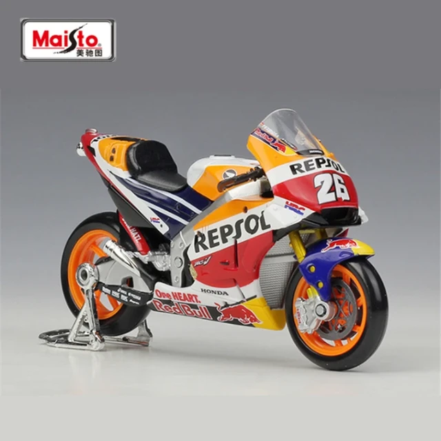 Miniatura Moto Honda RCV 211 1:18 Metal - Maisto