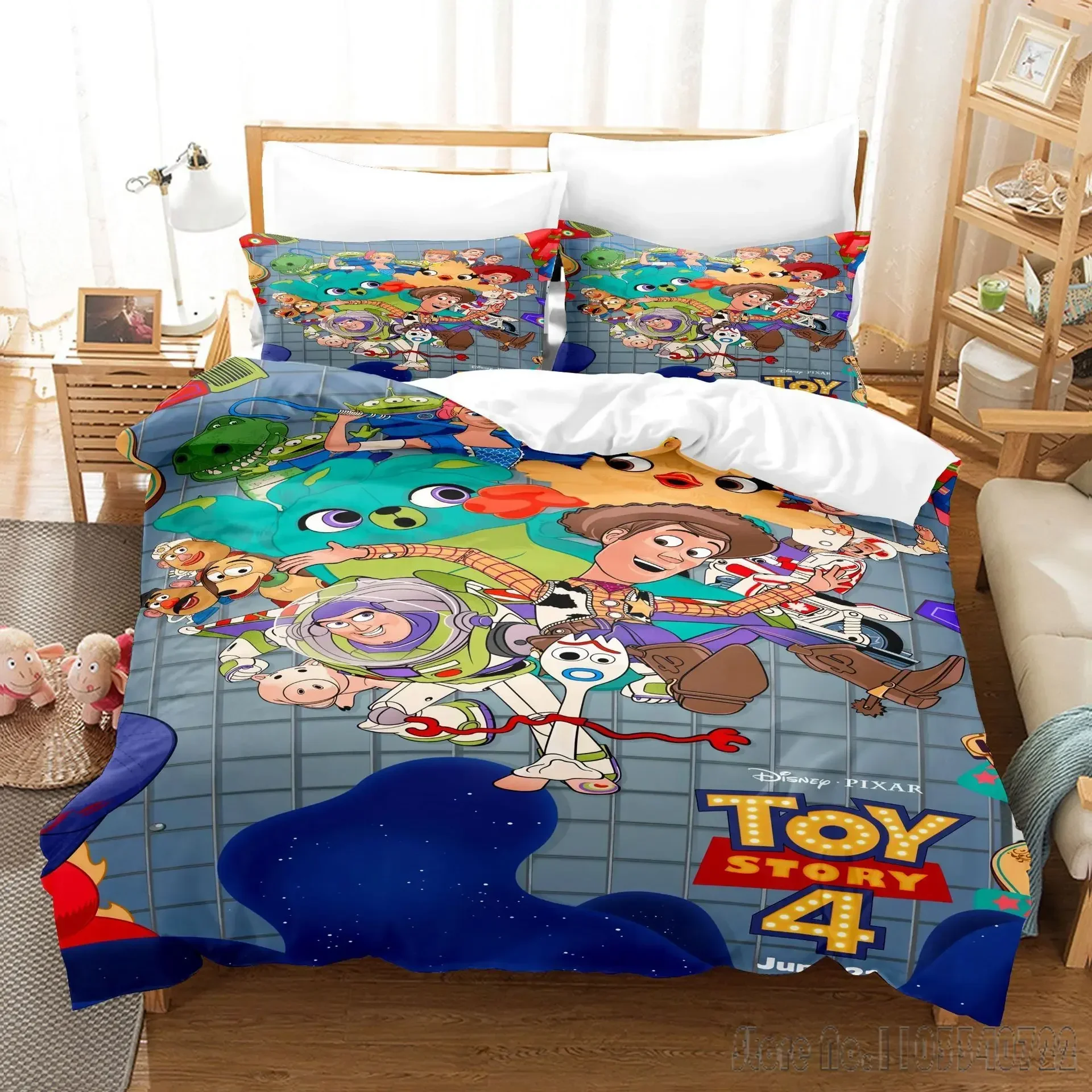 3D  Toy Story Duvet Cover Set HD Comforter Cover for Kids Bedding Sets Bedclothes Bedroom Decor 6
