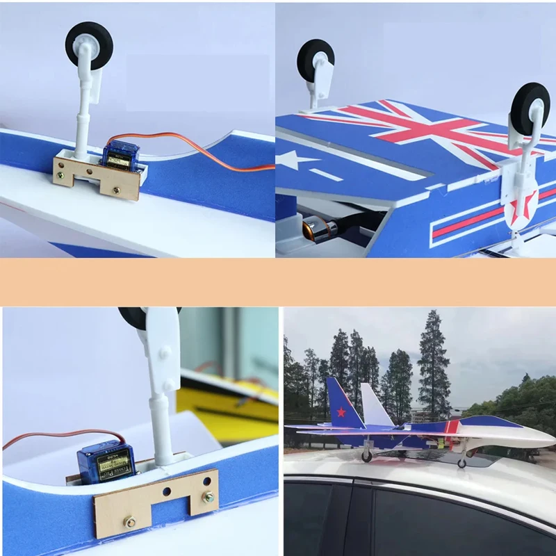 SU27 Montage KT Board Fahrwerk DIY Lenkrad Fahrwerke Fahrwerk Für RC Starrflügel Flugzeug Quadcopter Modell – Detail 12