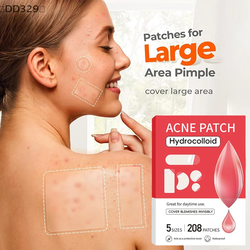 〔DD329〕Hydrocolloid Acne Patch Invisible Closed Mouth Acne Face Invisible Waterproof Breathable Skin Patch Skin Care Tool