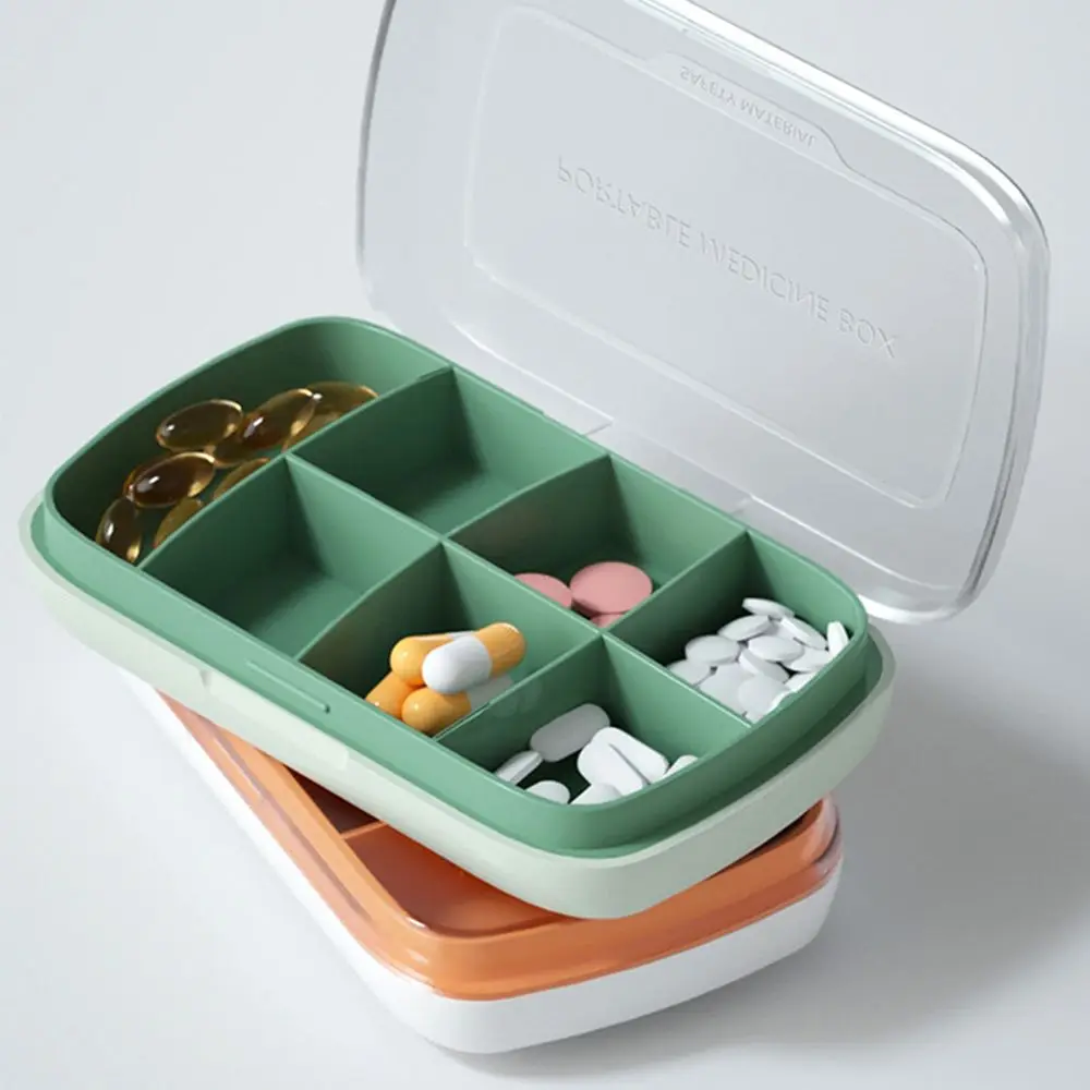 

Sealed Travel Weekly Health Care Men Women Pill Storage Box Vitamin Organizer Pill Case Medicine Tablet Dispenser