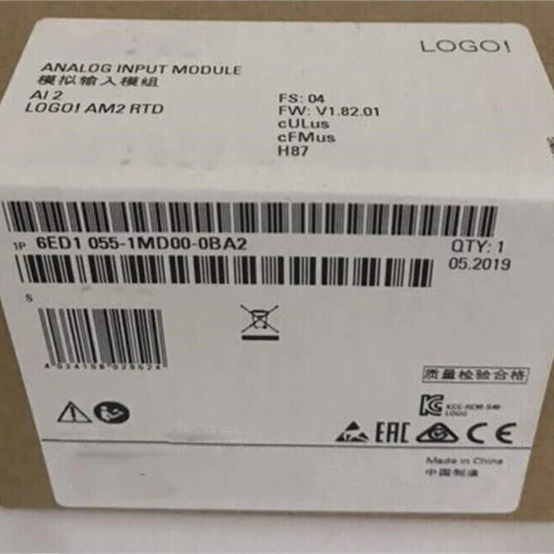 

NEW 6ED1055-1MD00-0BA2 LOGO! AM2 RTD Expansion Module 6ED1 055-1MD00-0BA2 IN BOX