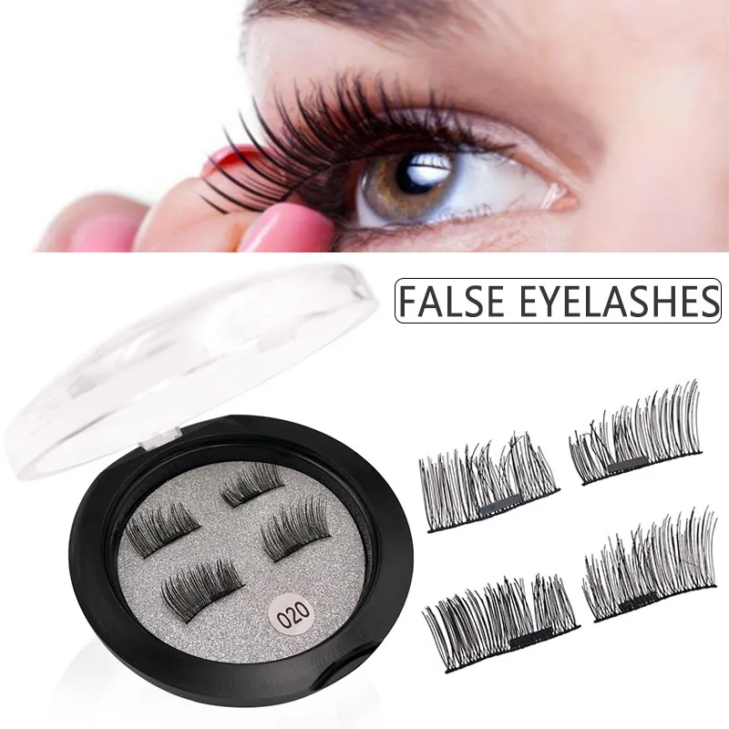 1 pair of Reusable Eyelash Stickers Waterproof and Long Lasting Self