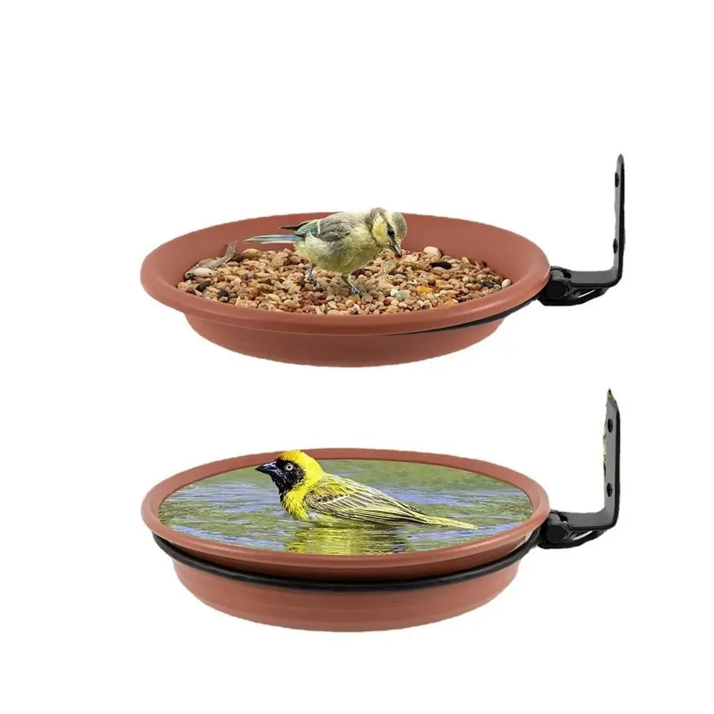 

Tree Mounted Durable Outdoor Creative Removable Adjustable Pet Water Feeder Bird Food Trays Bird Feeder Bird Bath Bowl