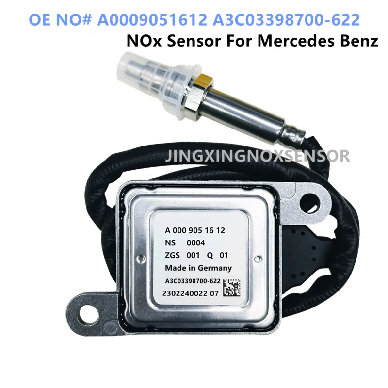 A0009051612 Capteur Nox A3C03398700-622/Sonde De Capteur Pour Mercedes-Benz W205 S205 C218 X218 X164 W164 W166 W221 W222