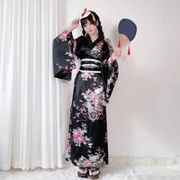 Japanese Kimono for Women Yukata Anime Cosplay Bathrobe Plus Size Halloween Costumes Party Performance Photoshooting Geisha - Image 2