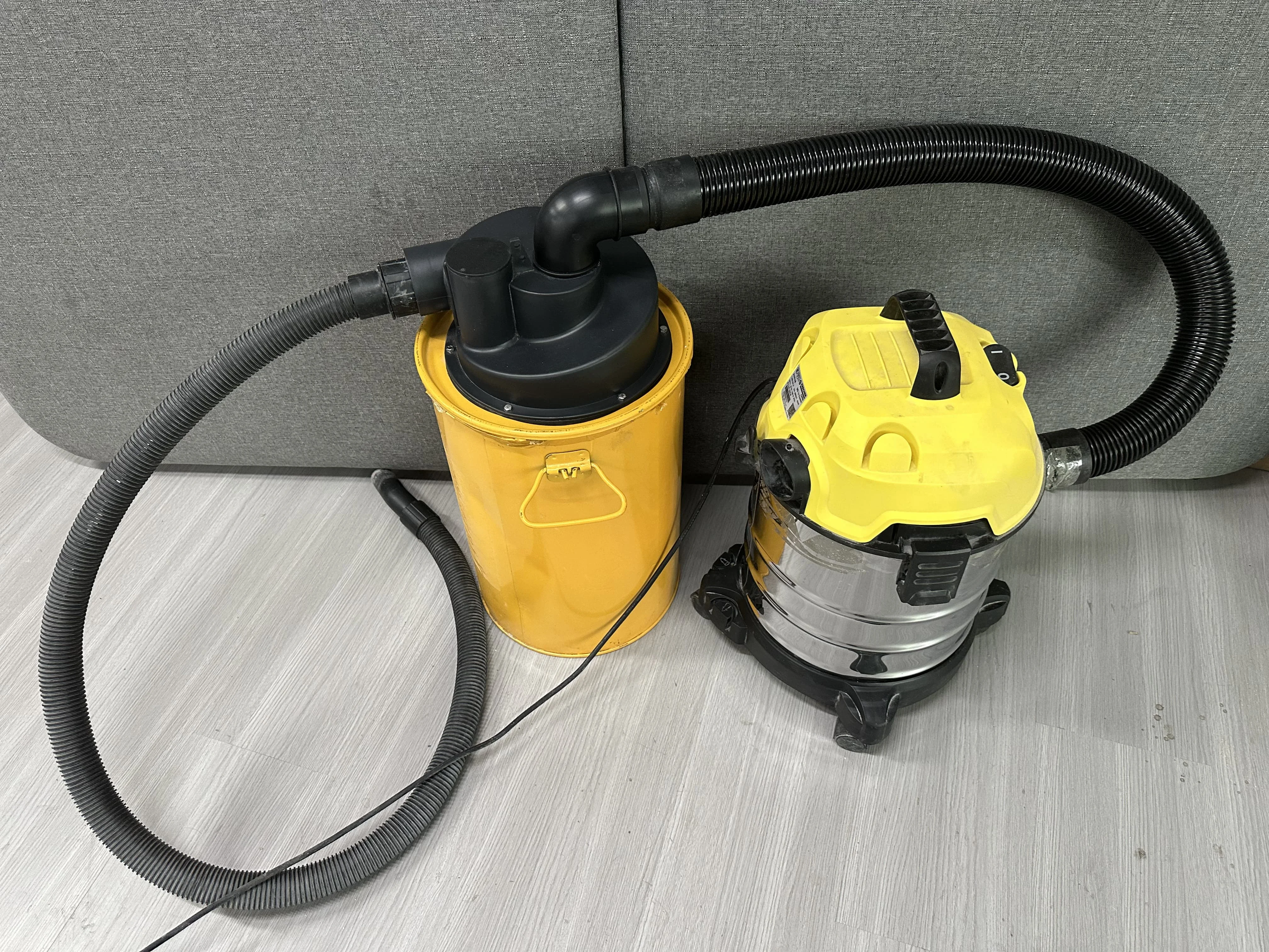 PEMEDOR Woodworking Double Filtration Cyclone Dust Collector 2.5 DIY Turbocharged Filter Industrial Separator Dust Collection