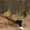 Automatic Quick-opening Mosquito Net Hammock Outdoor Camping Pole Hammock swing Anti-rollover Nylon Rocking Chair 280x140cm 5