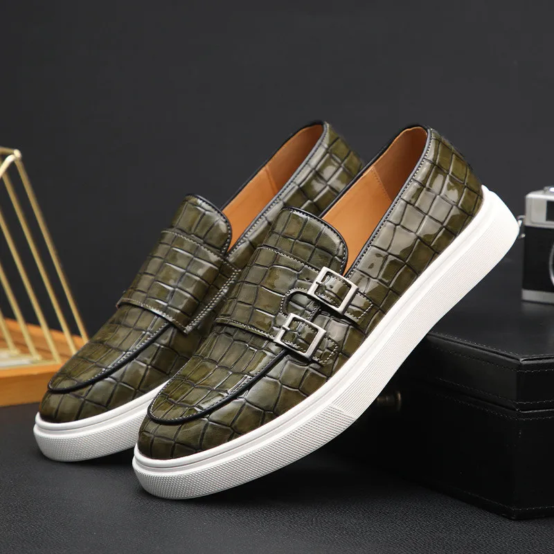 LuxuryLeatherShoesNewTopLayerCowhidePointedToeBritishBusiness