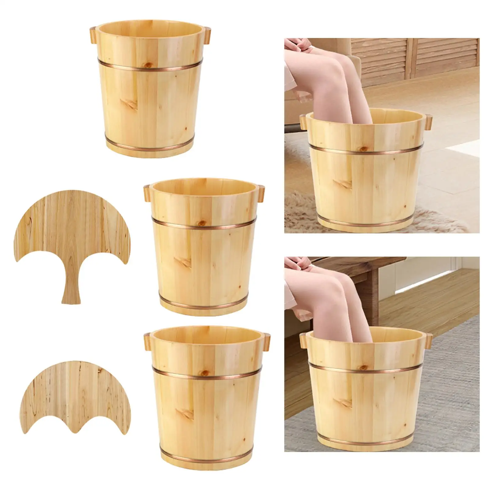 Basin Tub Foot Bath Basin Foot Bath, Comfortable Reusable Barrel Household Pedicure Multipurpose Foot Soak Tub Foot Bucket,