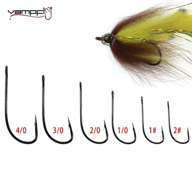 Vampfly 2X Stength Stinger Fishhook Fly Fishing Hook Streamer Flies Tying  For Pike Bass Trout Saltwater