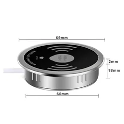 3 - in - 1 Wireless Charging Station with Built - in Type - C USB Ports (Black Silver)
