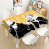 Jujutsu Kaisen Tablecloth Oxford Fabric Square/Rectangular Dust-proof Table Cover For Party Home Decor TV Covers 3