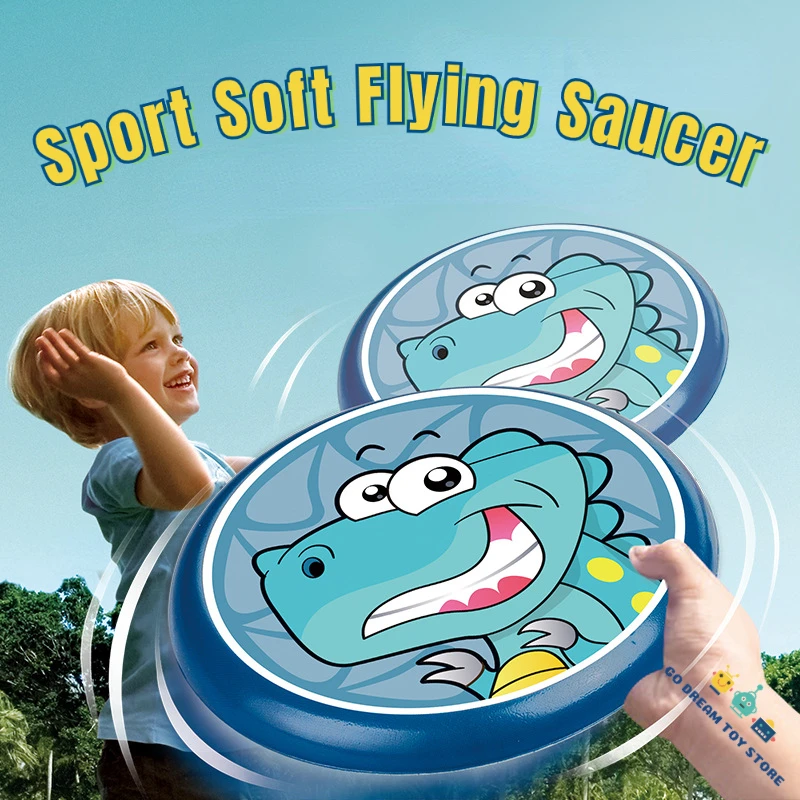 

Disc Hand Saucer Design Beach Flying Dog Flying Sport PU Throwing Toys Cartoon Outdoor Parent-Child Soft Games Interaction Toys