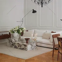 Tables basses en marbre modernes minimalisme italien salon Center Tables basses canapé côté salle à manger meubles de maison Couchtisch FYCT 4