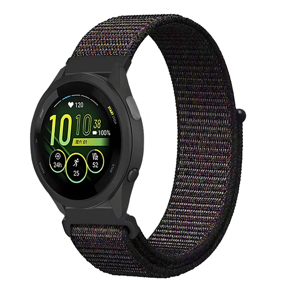 Nylon Braided Bracelet Band, 20mm 22mm Strap