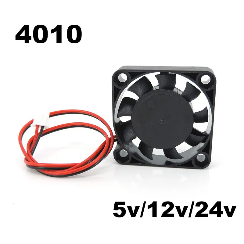 zyvpee - Ventola di Raffreddamento RUNDA 4010, 24 V, 0,12 A, 2 Fili