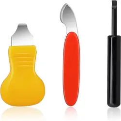 Watch Back Case Opener Tool Kit - Stainless Steel Wrench Set for Battery Replacement and Repair (3 Pieces) (3PACK)