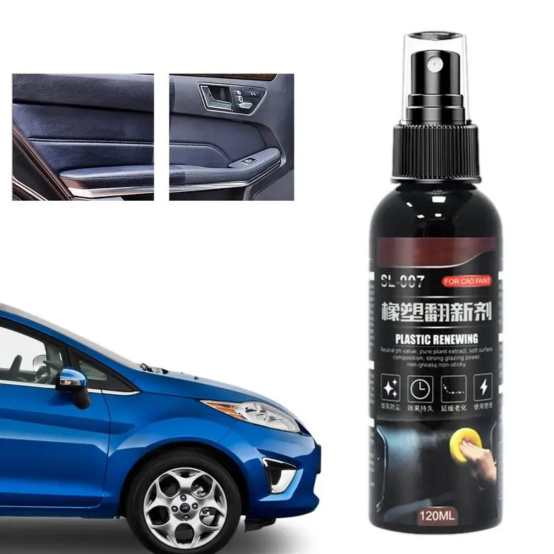 

Car Seat Cleaning Spray 120ML Vehicle Detailing Restorer Liquid Stain Dirt Remover Auto Cleaning Supplies For Trucks SUVs Motorc