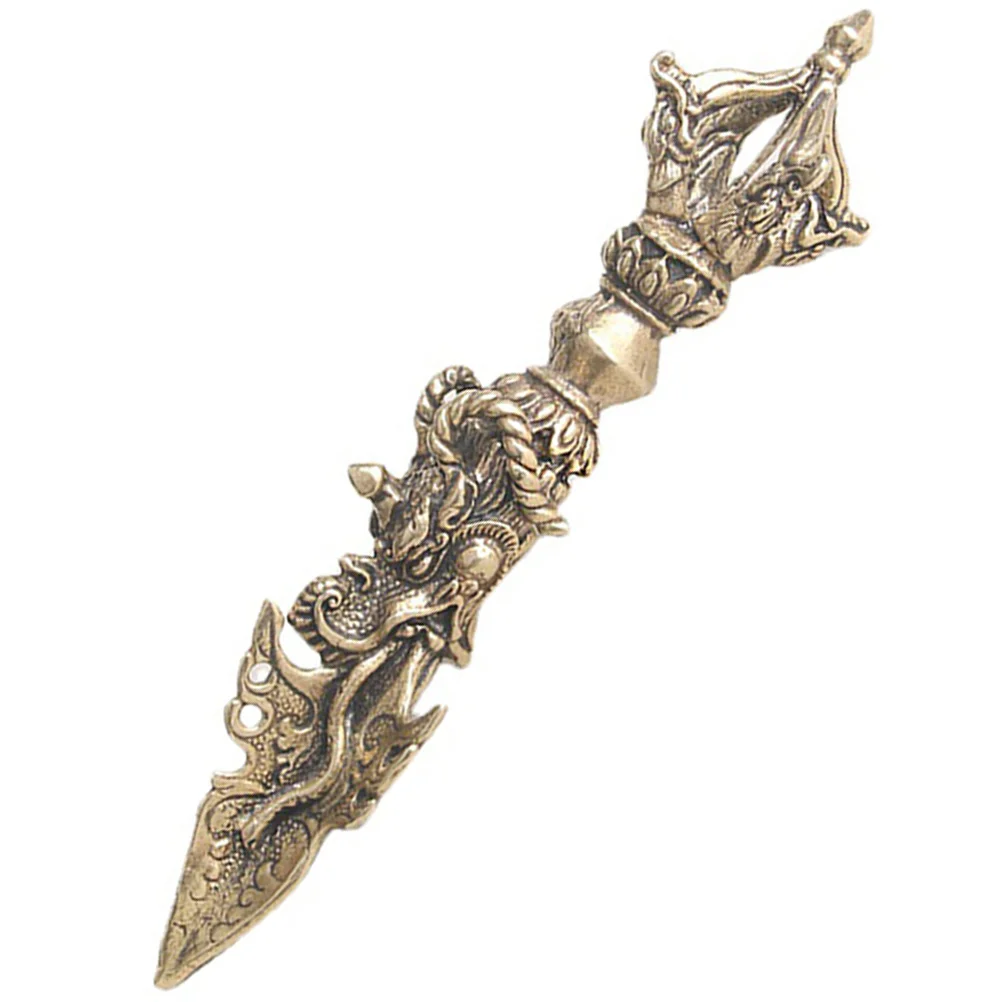 

Vajra Ornament Pestle Brass Decor Home Decoration Dharma Decorative Adorns Crafts