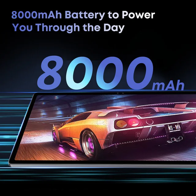 New 5G Pad 10.1 Inch Android Tablets Octa Core 8GB RAM 512GB ROM 4G LTE 5G WiFi Tablet Pc 2560*1600 2K FHD Display 8000mAh 4