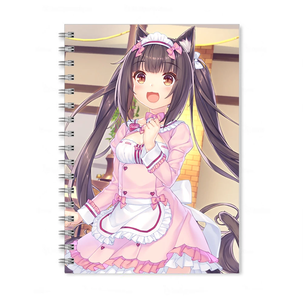 Скетчбук; блокнот; для рисования; аниме; тетрадь; Некопара; Nekopara; девочка кошка; альбом;