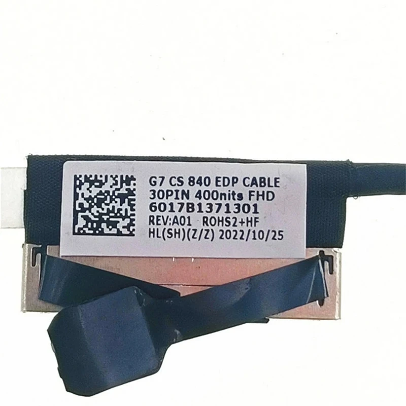 NEW Genuine Laptop LCD EDP Cable For HP EliteBook 840 G7 30PIN 400nits 6017B1371301