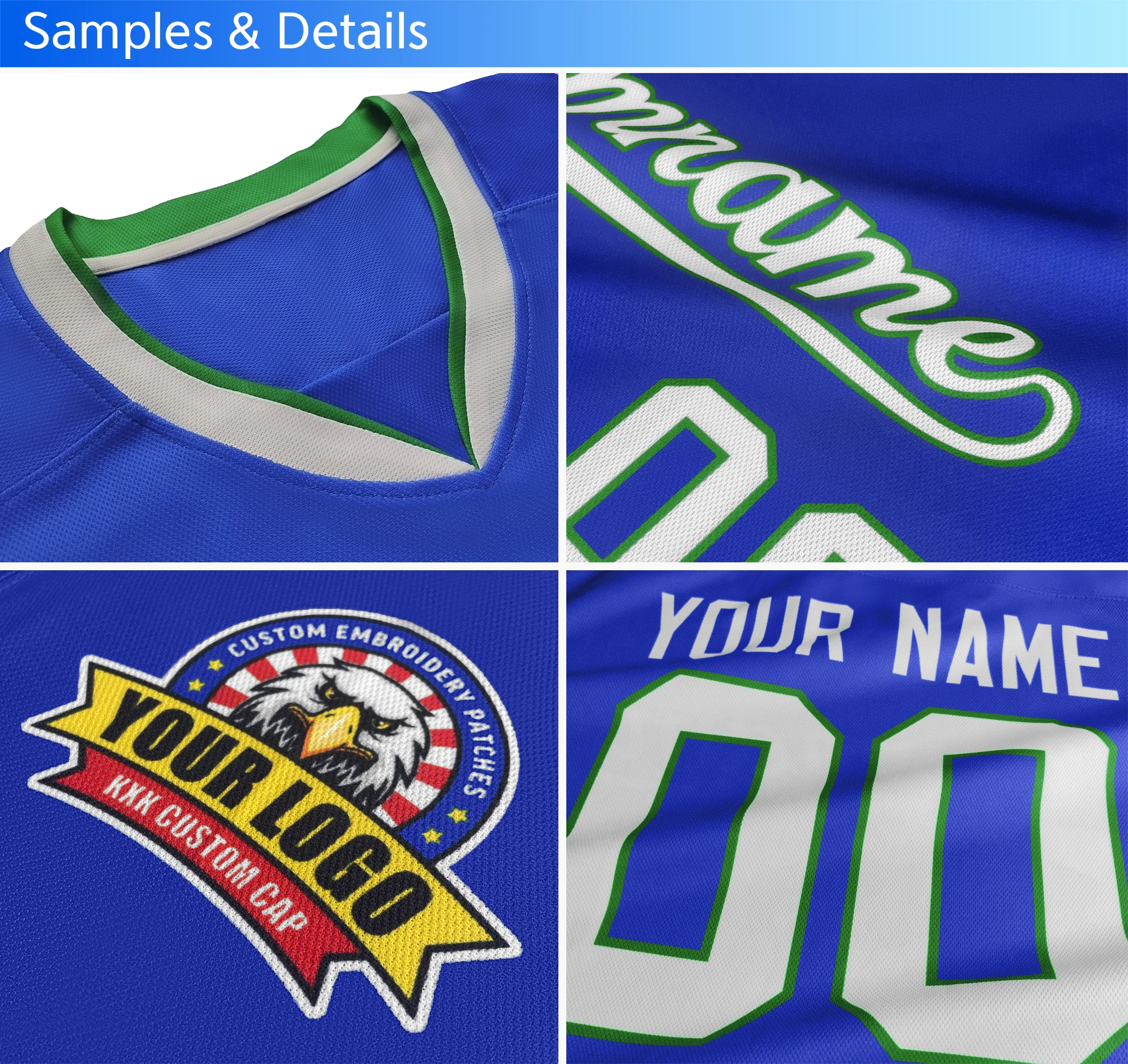 Custom Hockey Jersey Printed Name & Number & Logo New Fashion Jerseys for Men/Youth Classic Sport Sweater