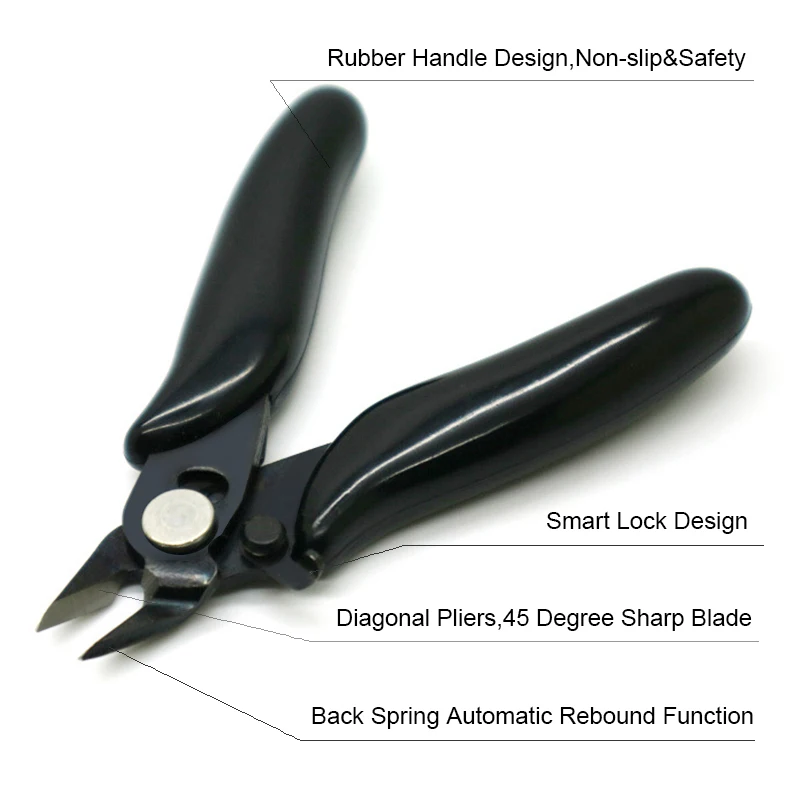 1pc 6 Inch Wire Cutters For Crafts Heavy Duty Small Wire Cutters Side  Cutters Diagonal Cutting Pliers Wire Snips Cutters Multi Tool