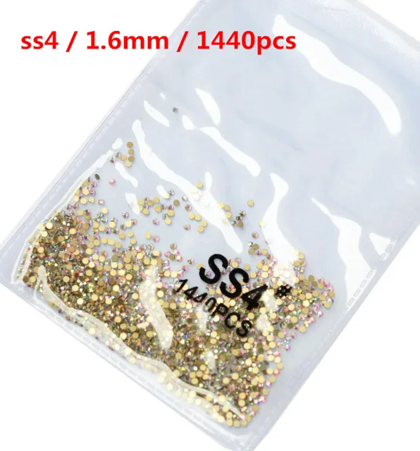 Gold AB ss4 1440pcs