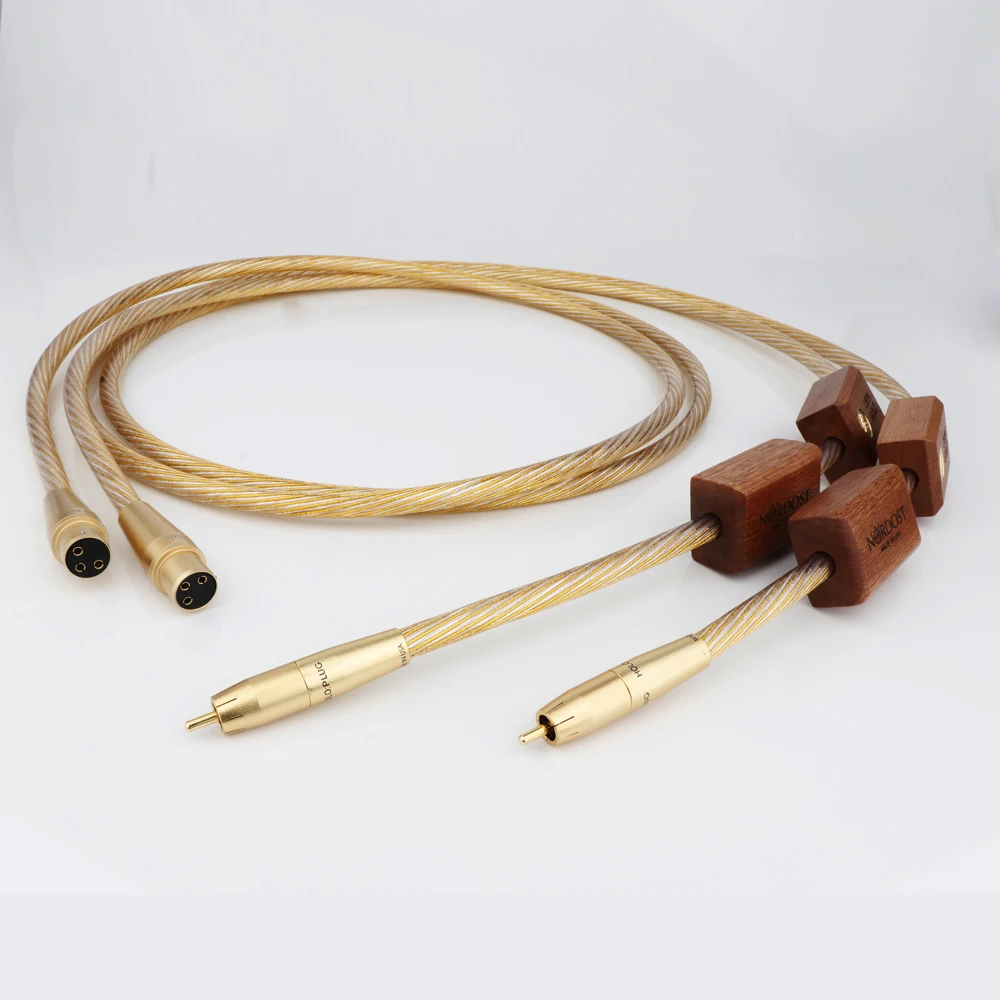 Nordost-cabo de Áudio Rca Banhado a Ouro Rca Xlr Plug para cd e Dvd Player Odn2 Ofc Super Referência Odin 8n
