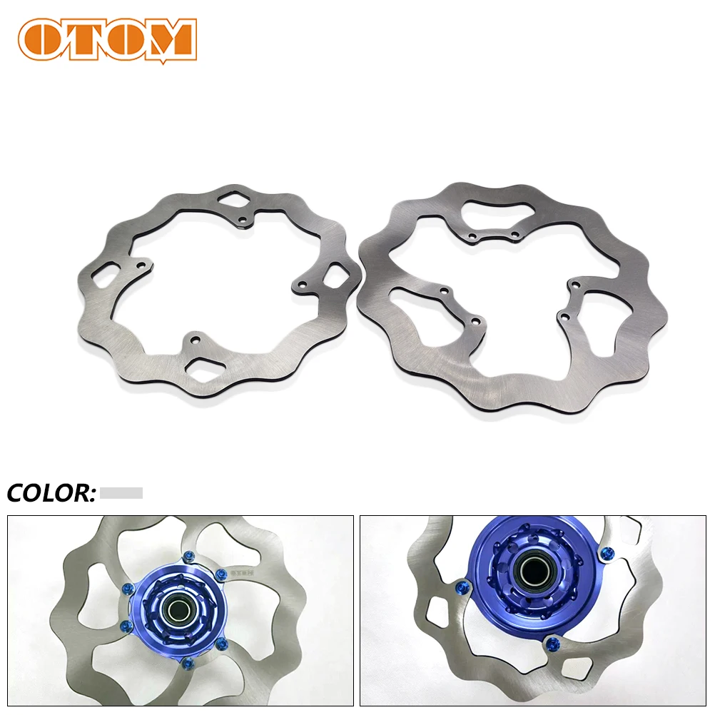 

OTOM Motorcycle 270/240MM Front Rear Brake Disc For HONDA CR125 CR250 CRF250R CRF250RX CRF450X CRF450RWE CRF450RX Steel Disk