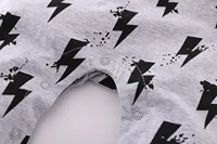 Baby Boy Girl Rompers Long Sleeve Cotton Baby Boy Clothes Lightning Print Fashion Infant Clothing Jumpsuit Autumn 5