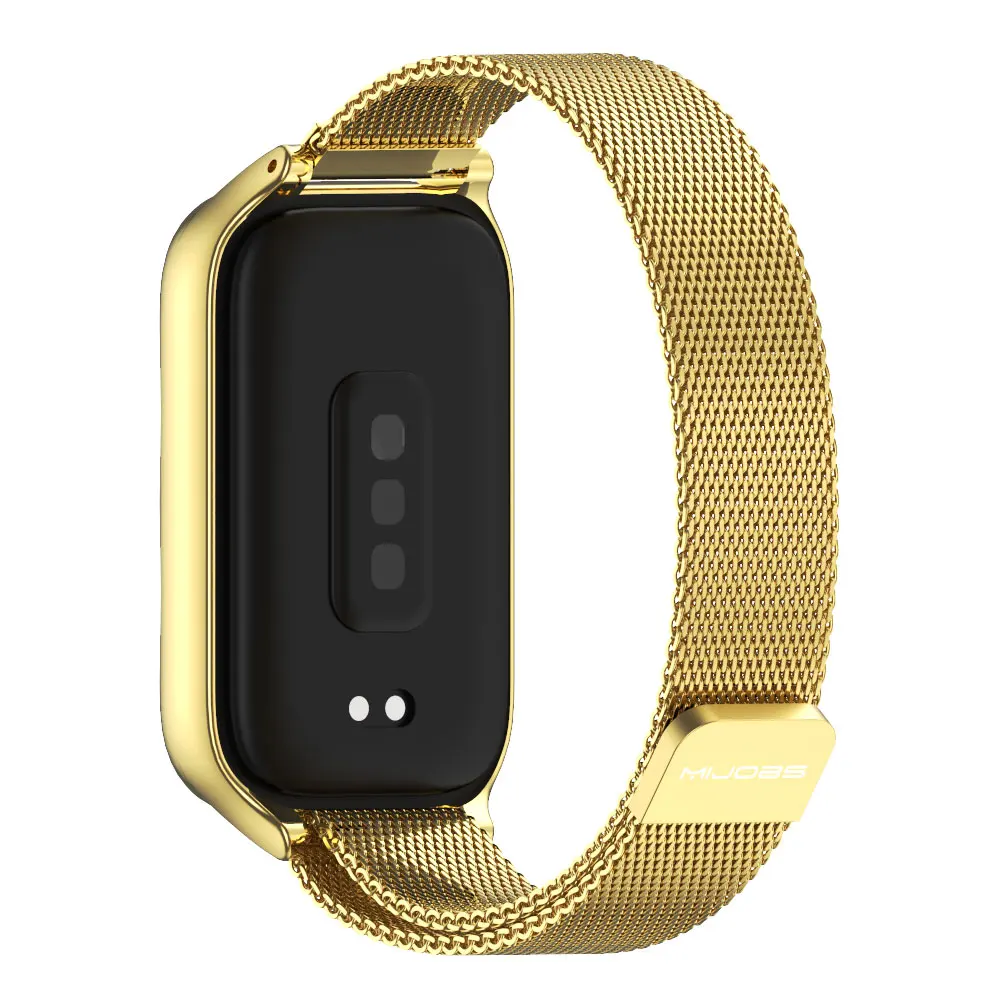 Stainless Steel Strap For Xiaomi Smart Band 9 Active Replacement_voghion.com
